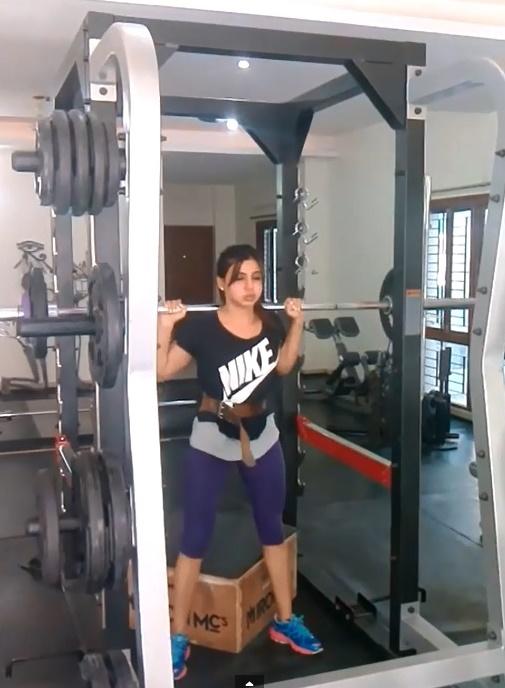 Samantha Ruth Prabhu Gym Photos