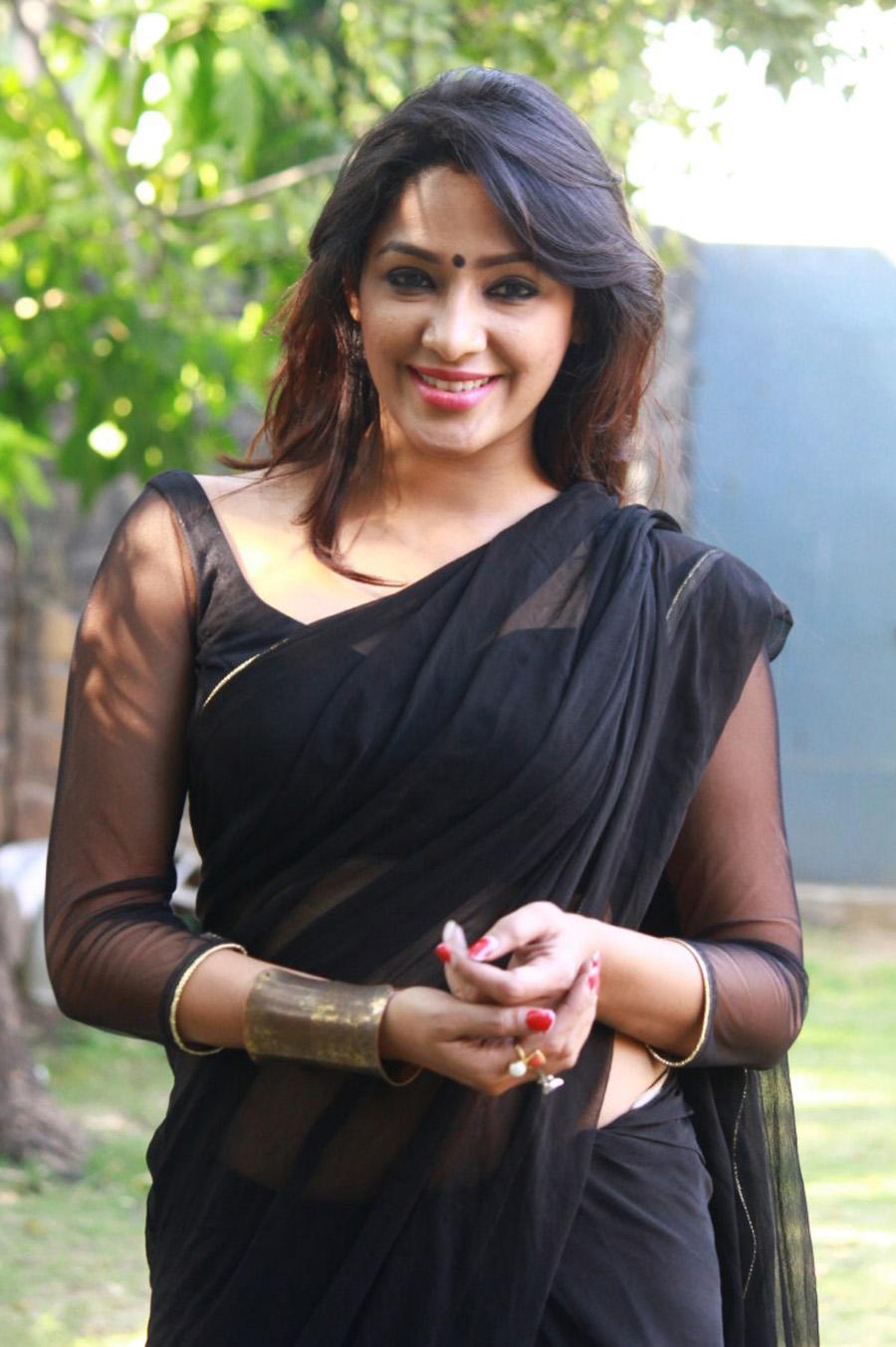 Samruthika Latest Saree Photos