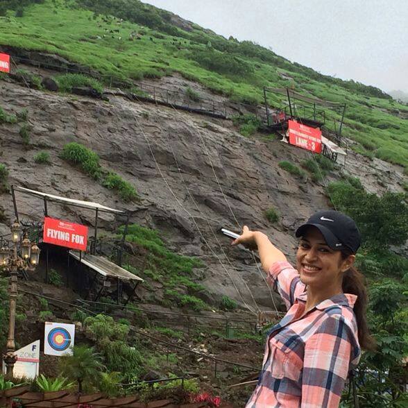 Shraddha Das in One day Adventure tour