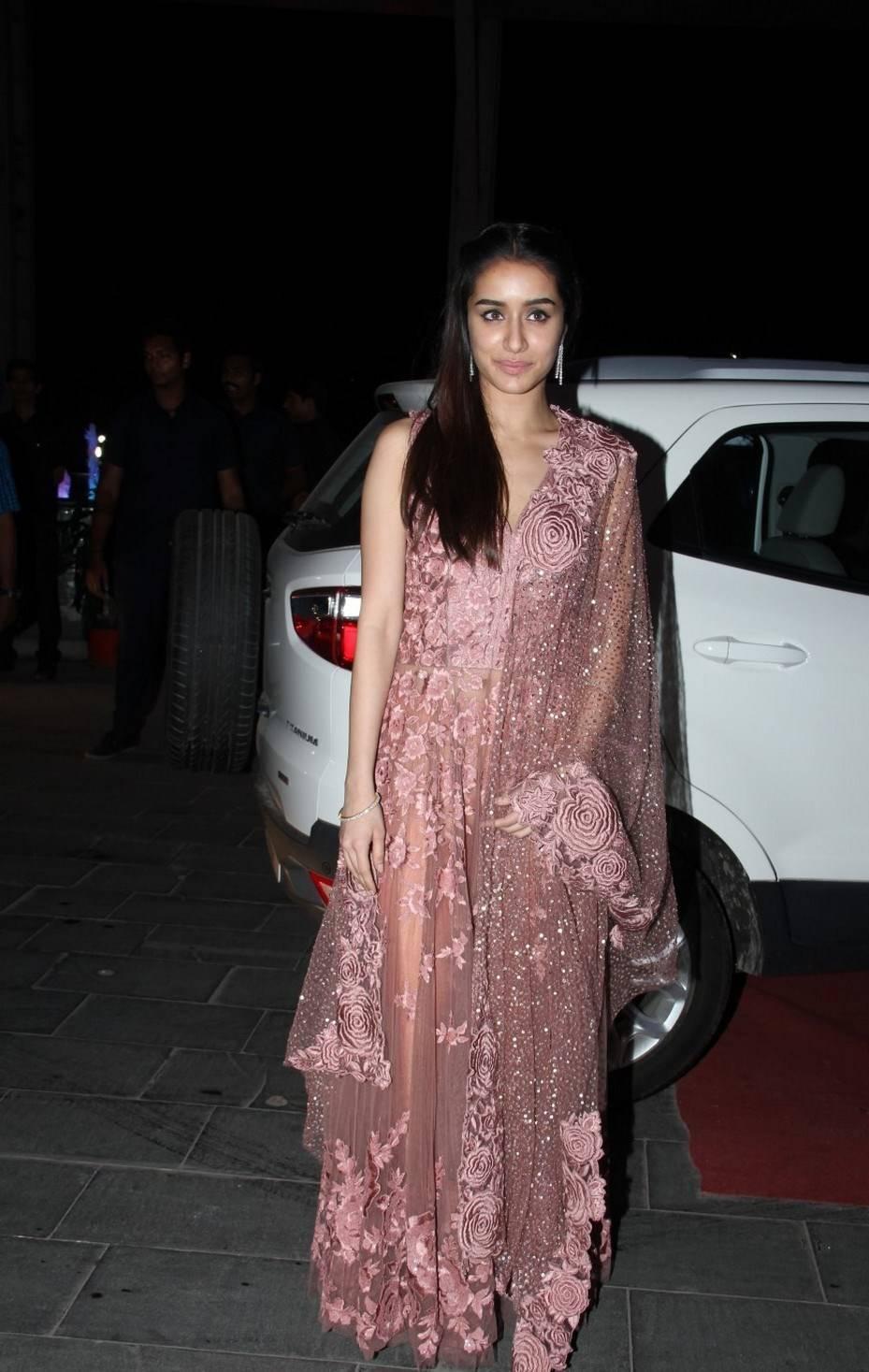 Shraddha Kapoor Stills At Tulasi Kumar Wedding Reception