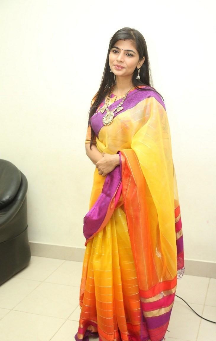 Singer Chinmayi Sripada Saree Stills