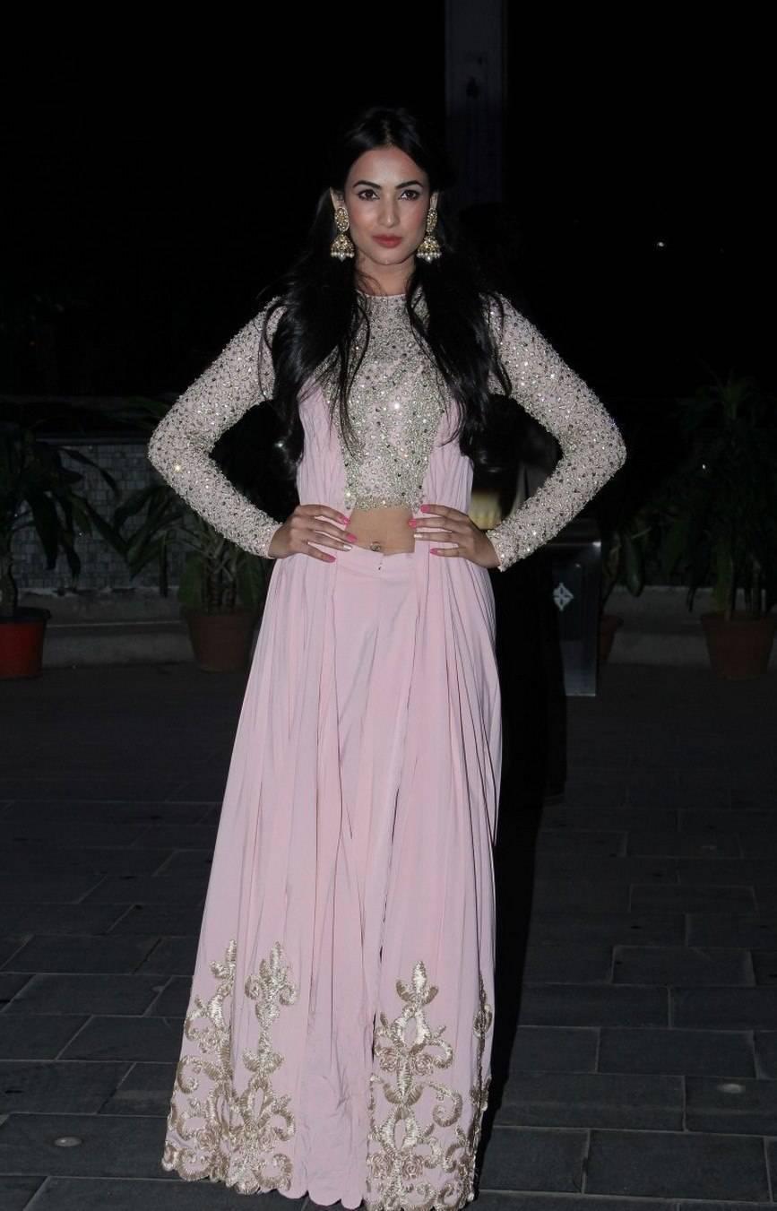 Sonal Chauhan Photos At Tulasi Kumar Wedding Reception