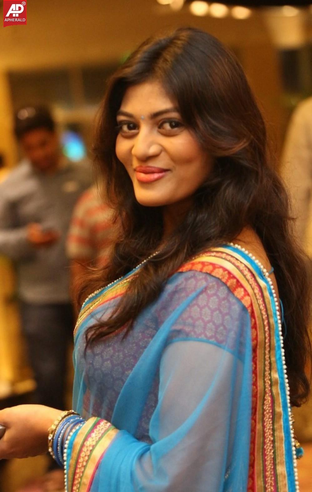 Sowmya Latest Saree Stills