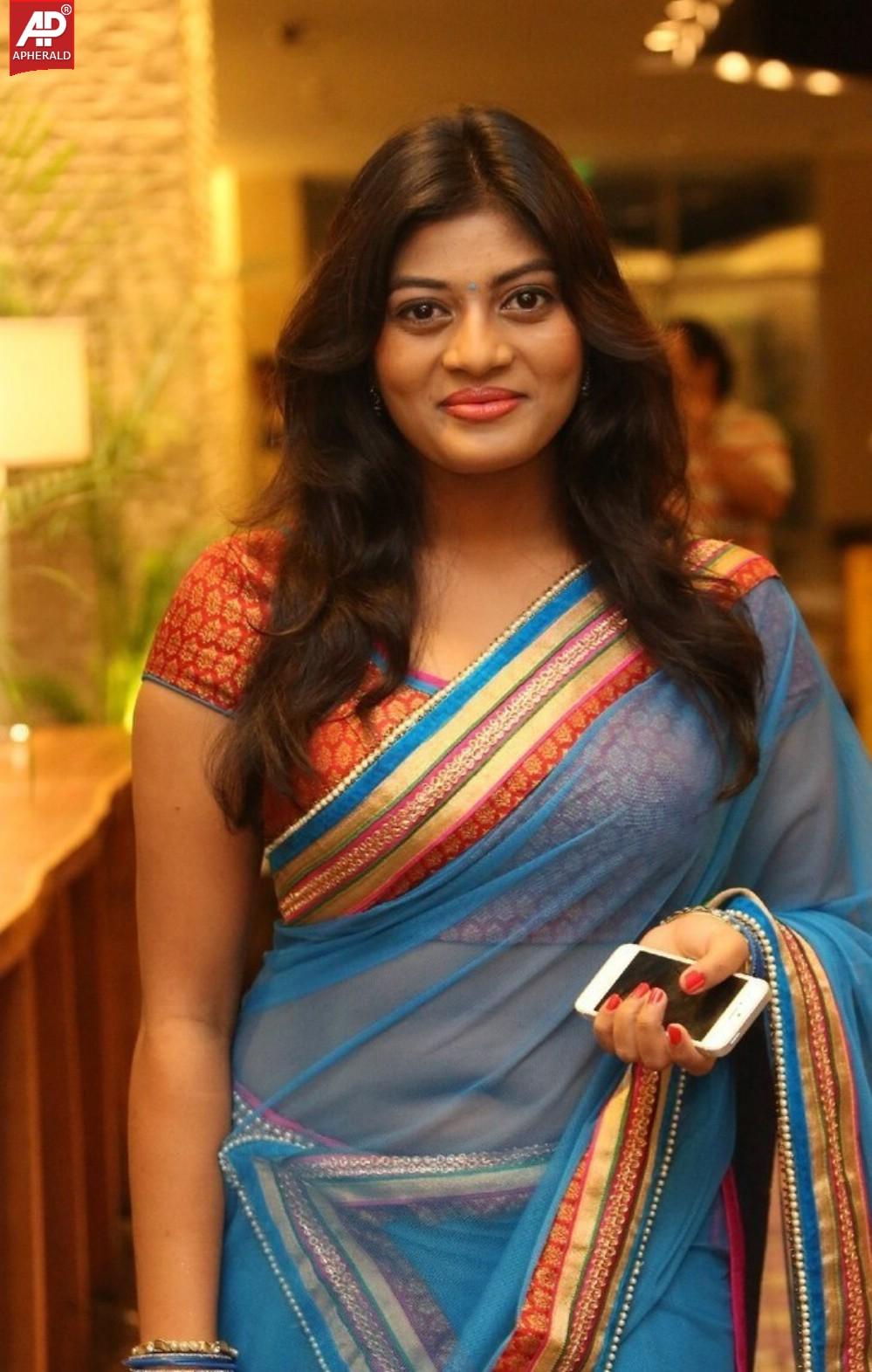 Sowmya Latest Saree Stills