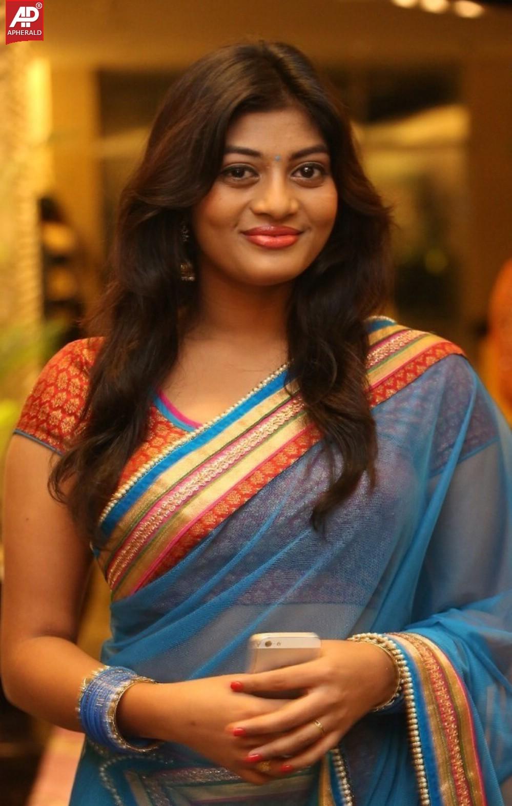 Sowmya Latest Saree Stills