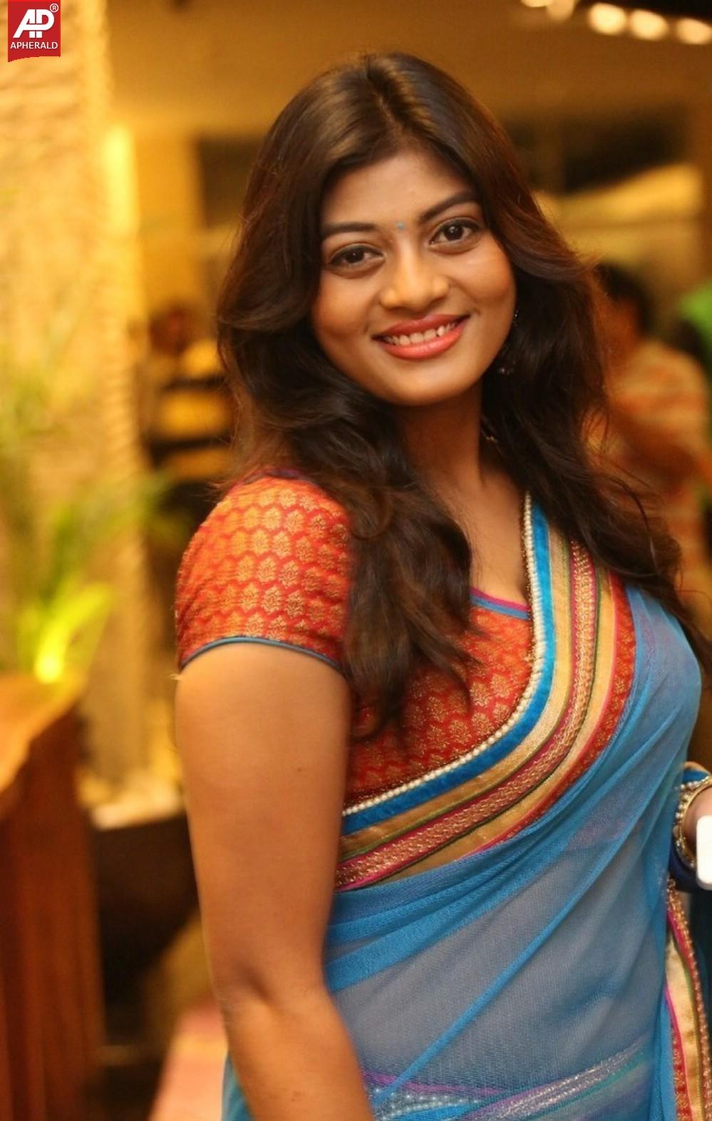 Sowmya Latest Saree Stills