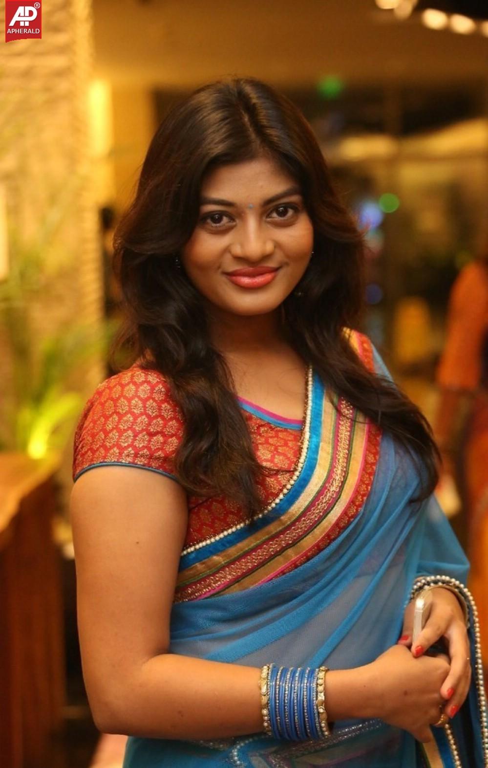 Sowmya Latest Saree Stills