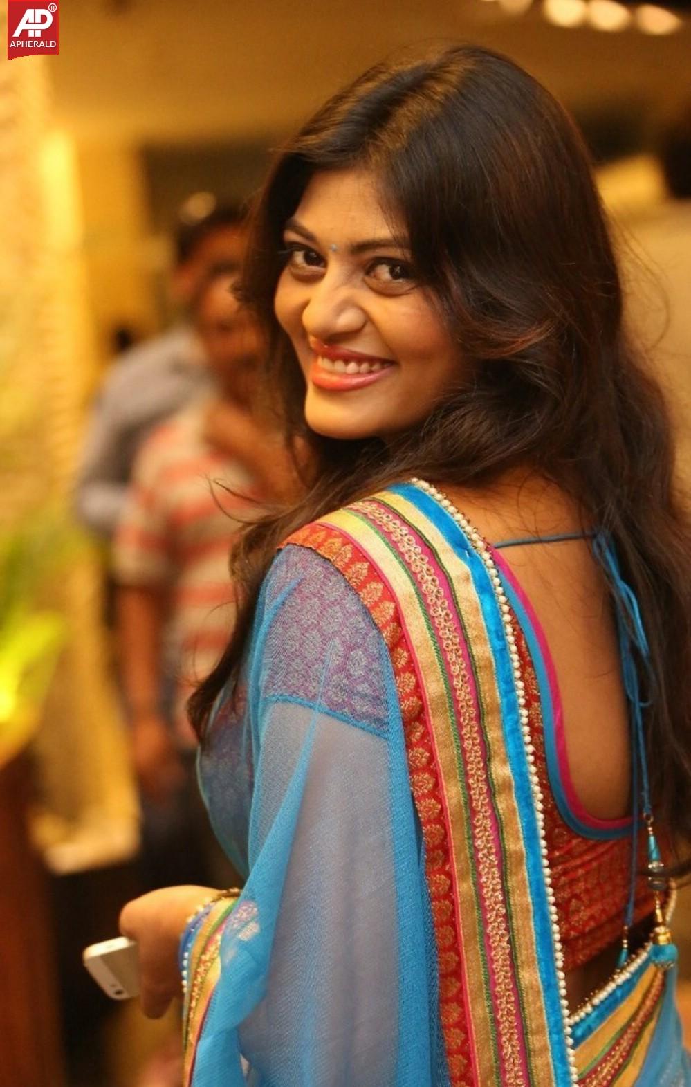 Sowmya Latest Saree Stills