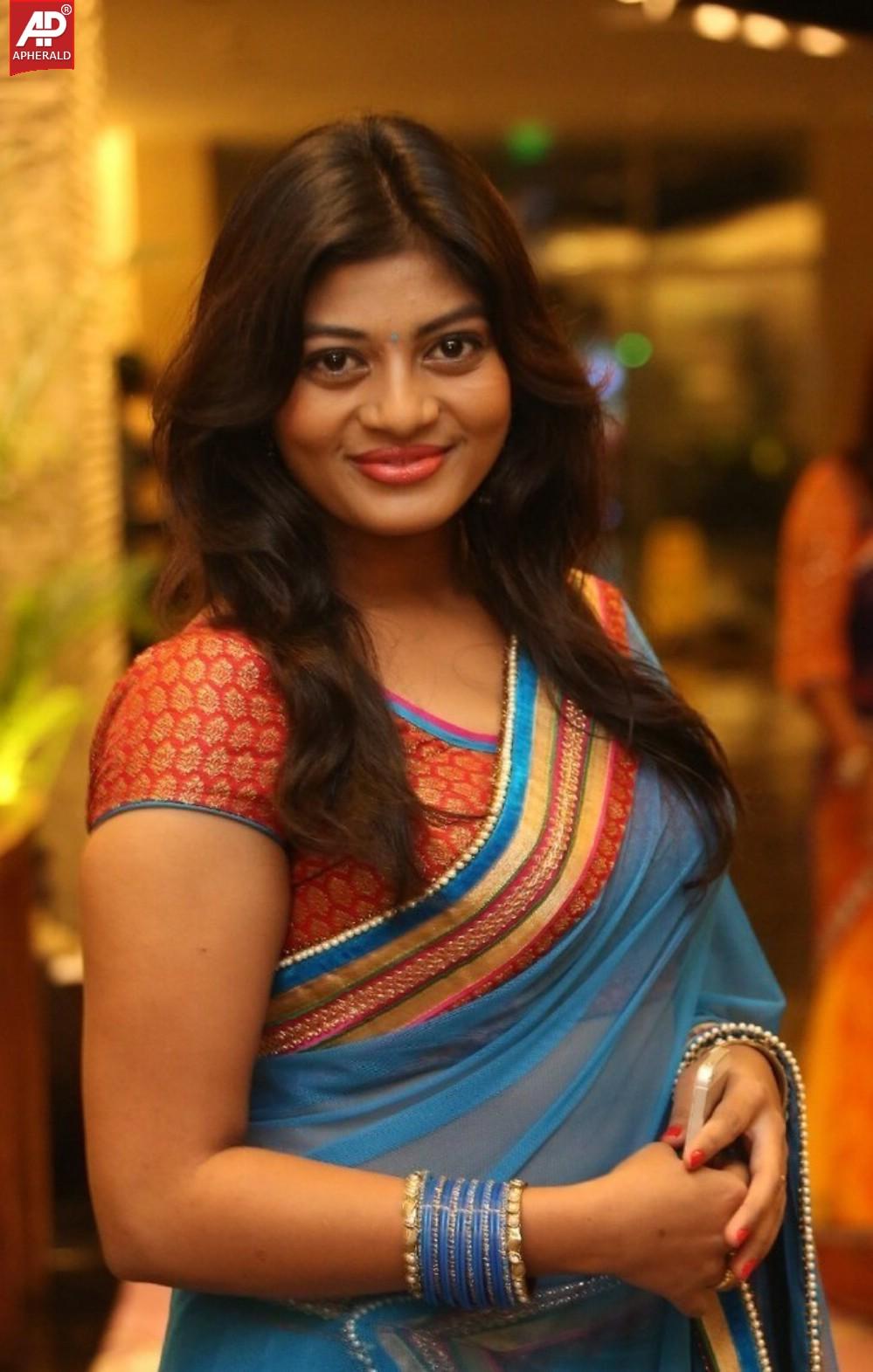 Sowmya Latest Saree Stills