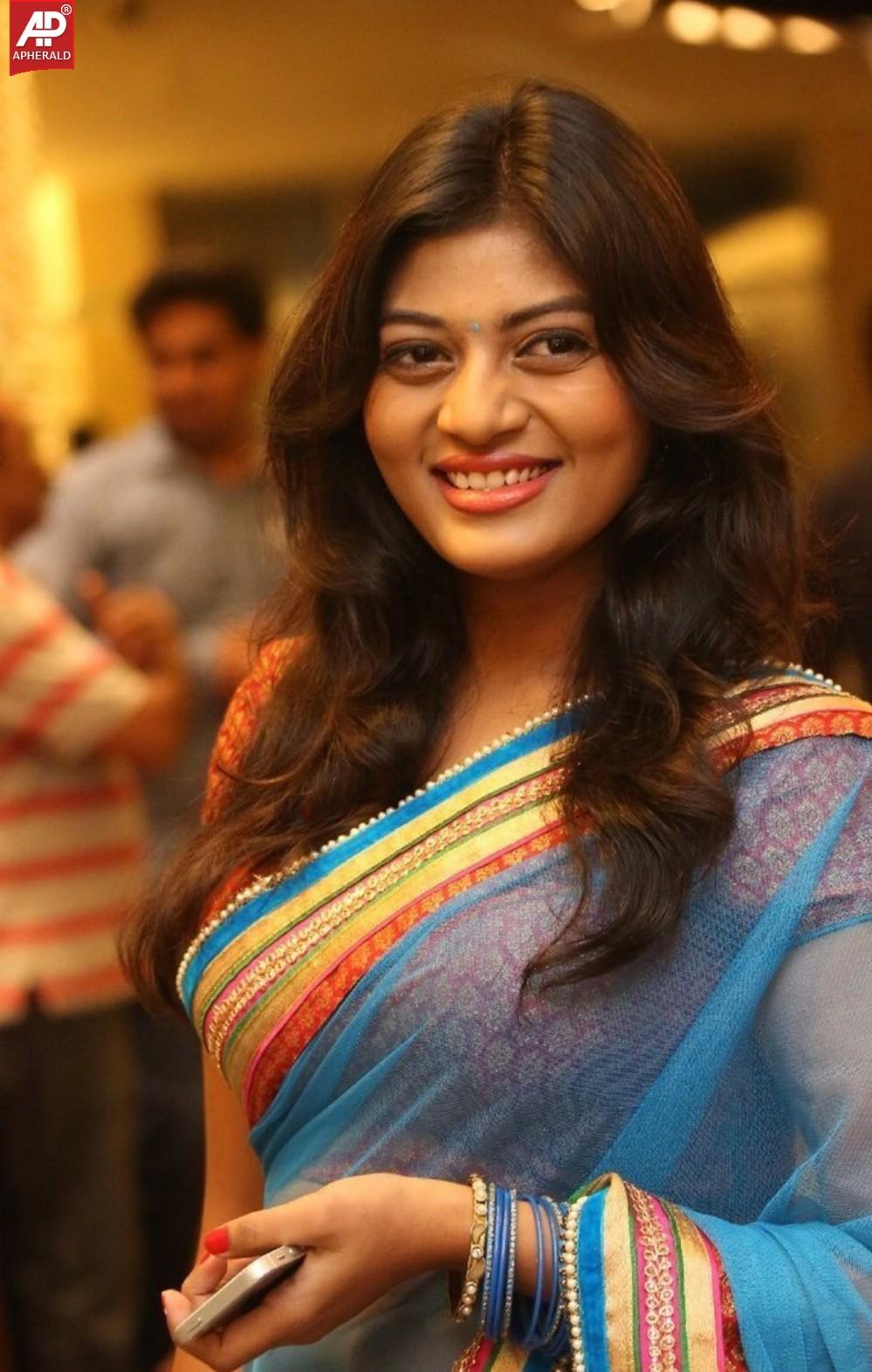 Sowmya Latest Saree Stills