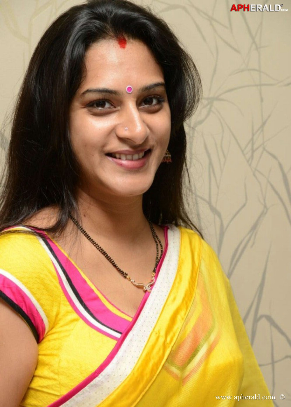 Surekha Vani In Yellow Saree Photos