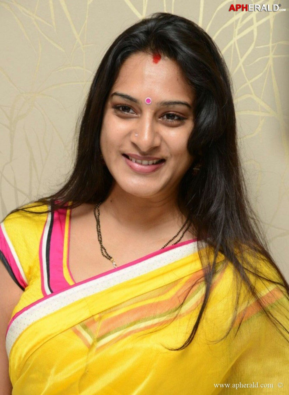 Surekha Vani In Yellow Saree Photos