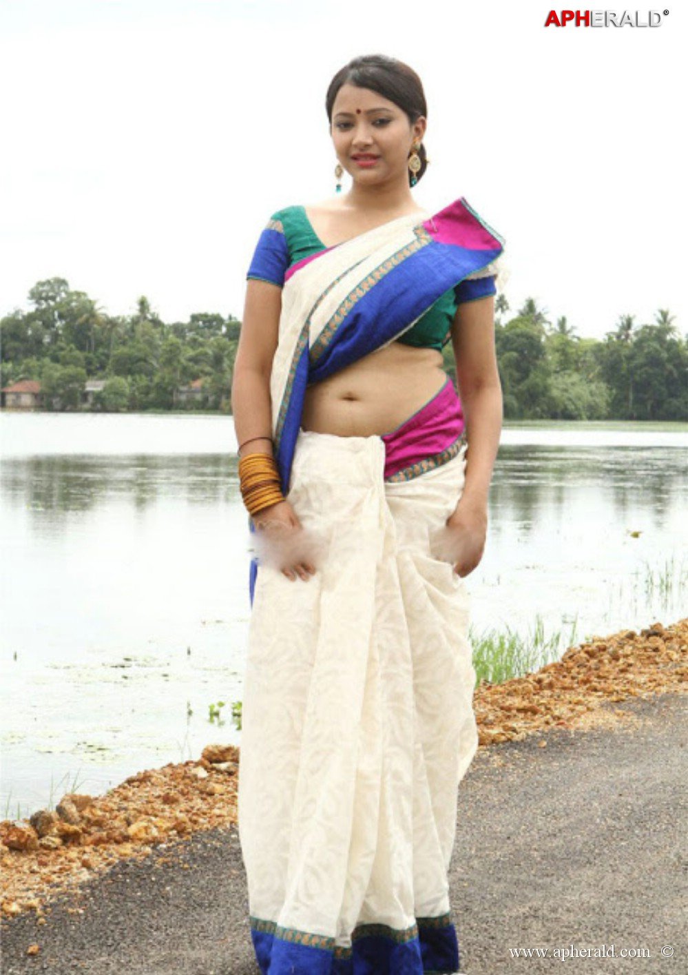 Swetha Basu Prasad Saree Stills