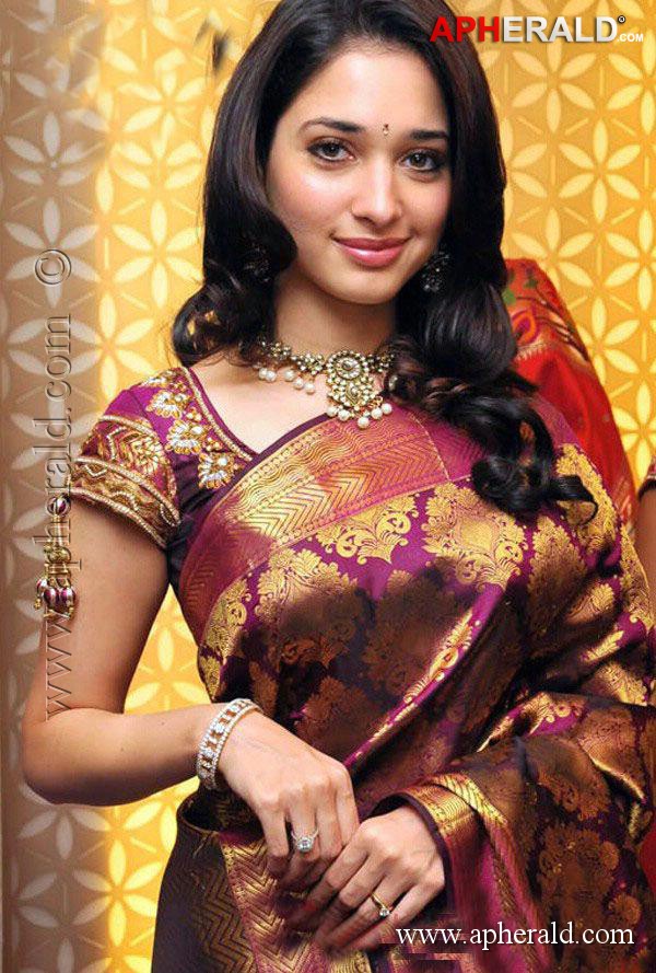 Tamanna in Saree