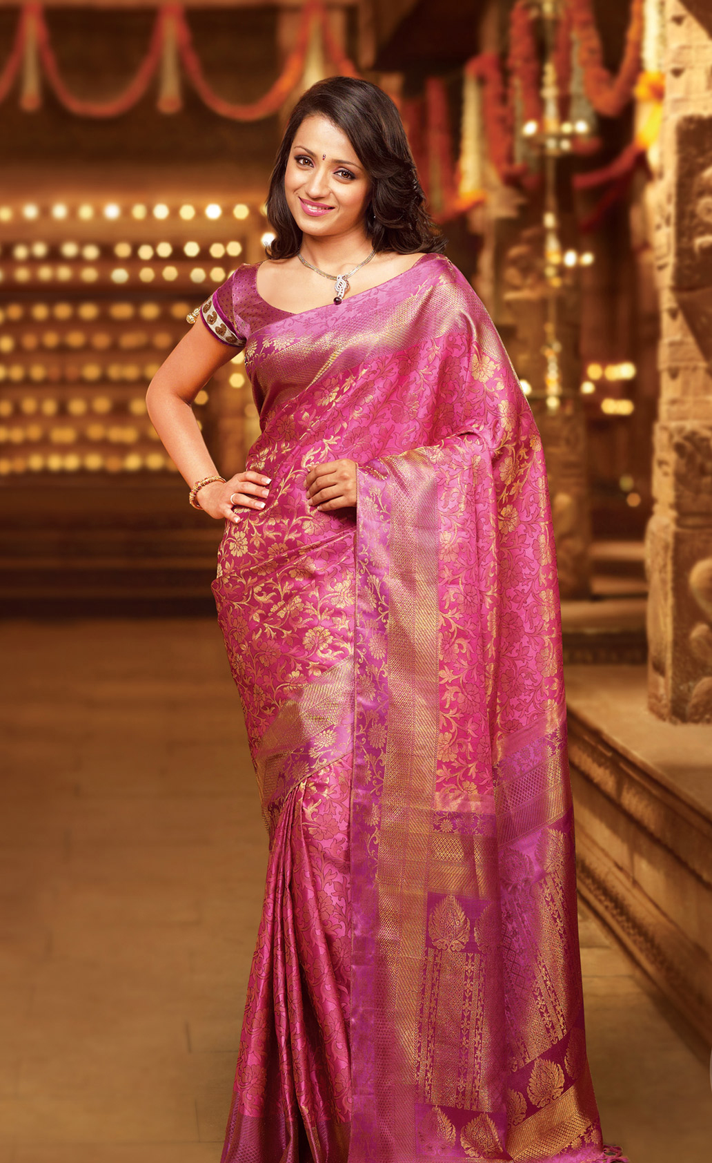 Trisha In Bridal Wear