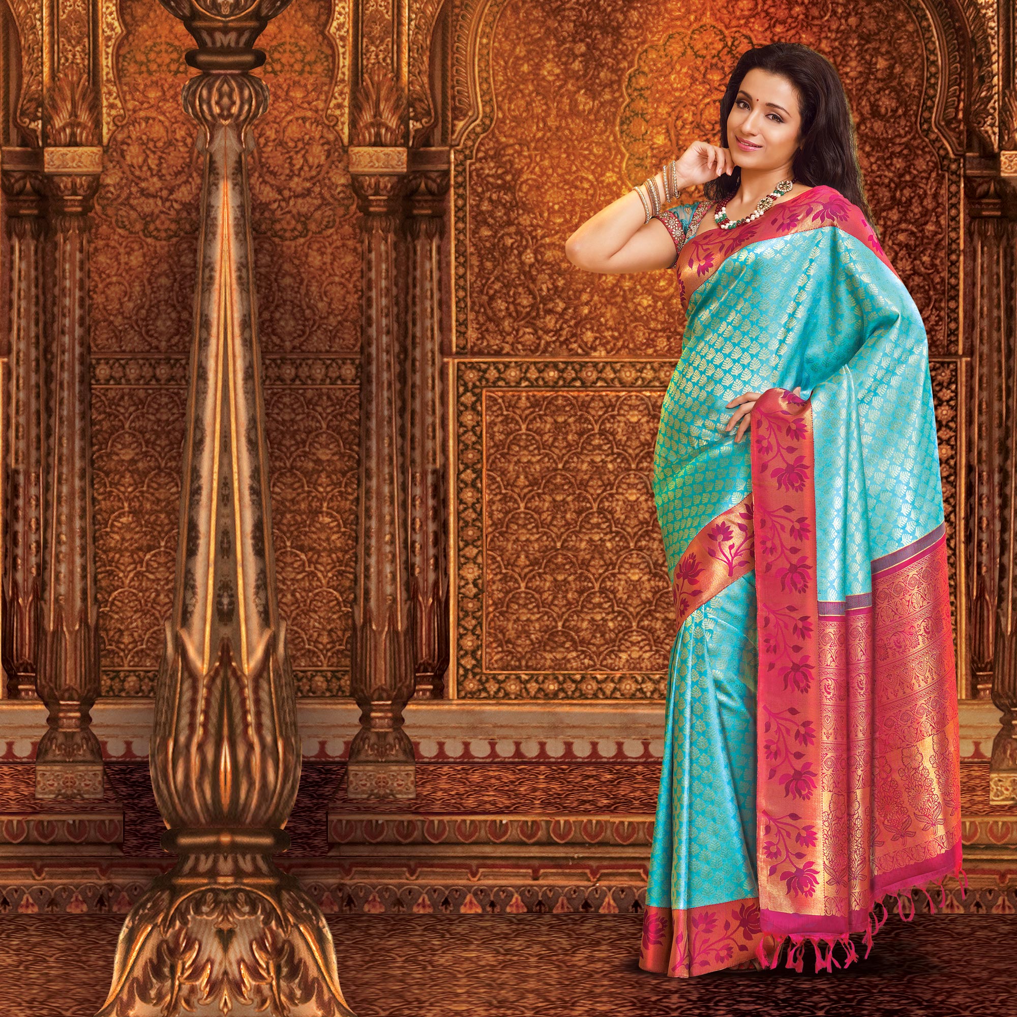 Trisha In Bridal Wear