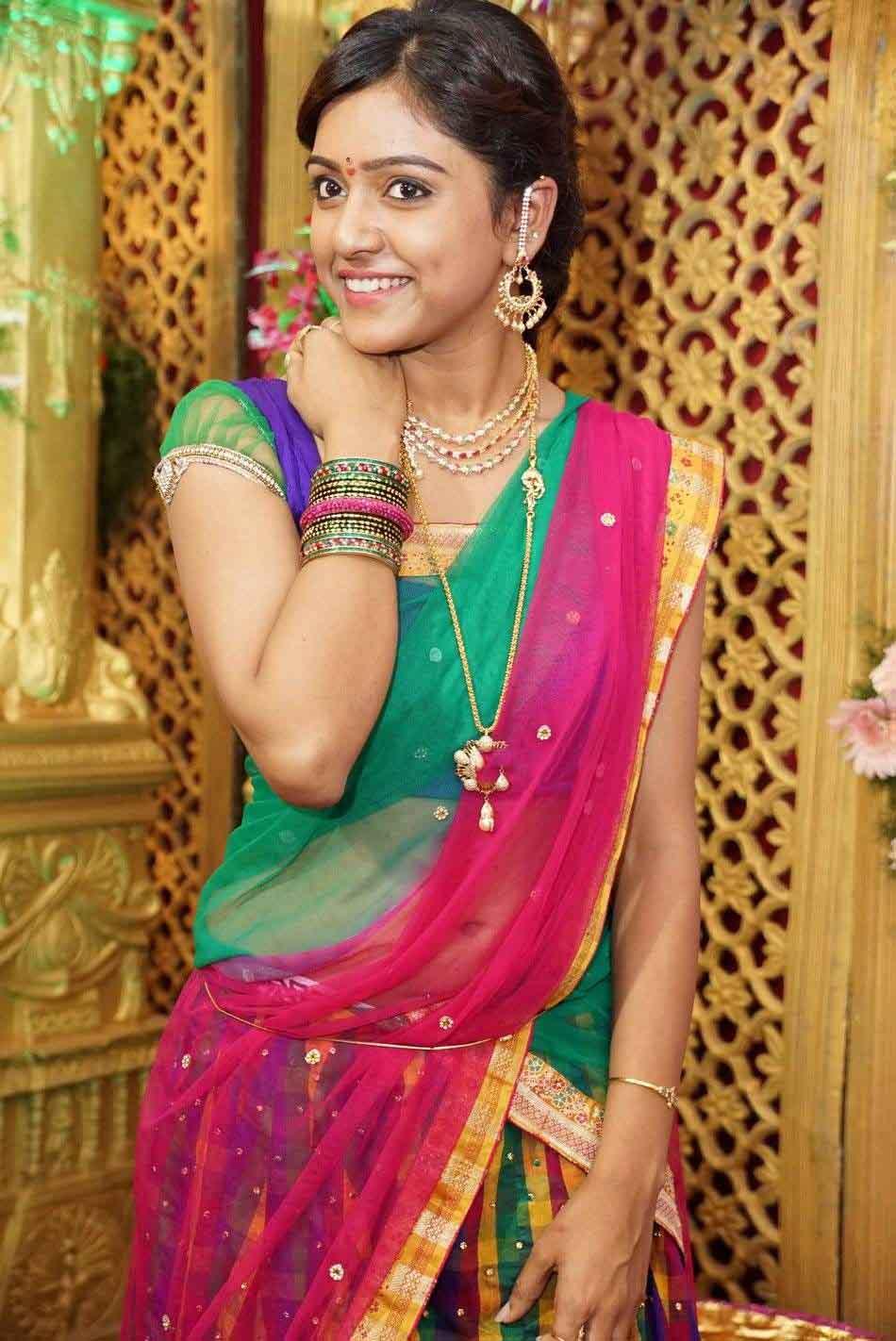 Vithika Sheru Half Saree Photos