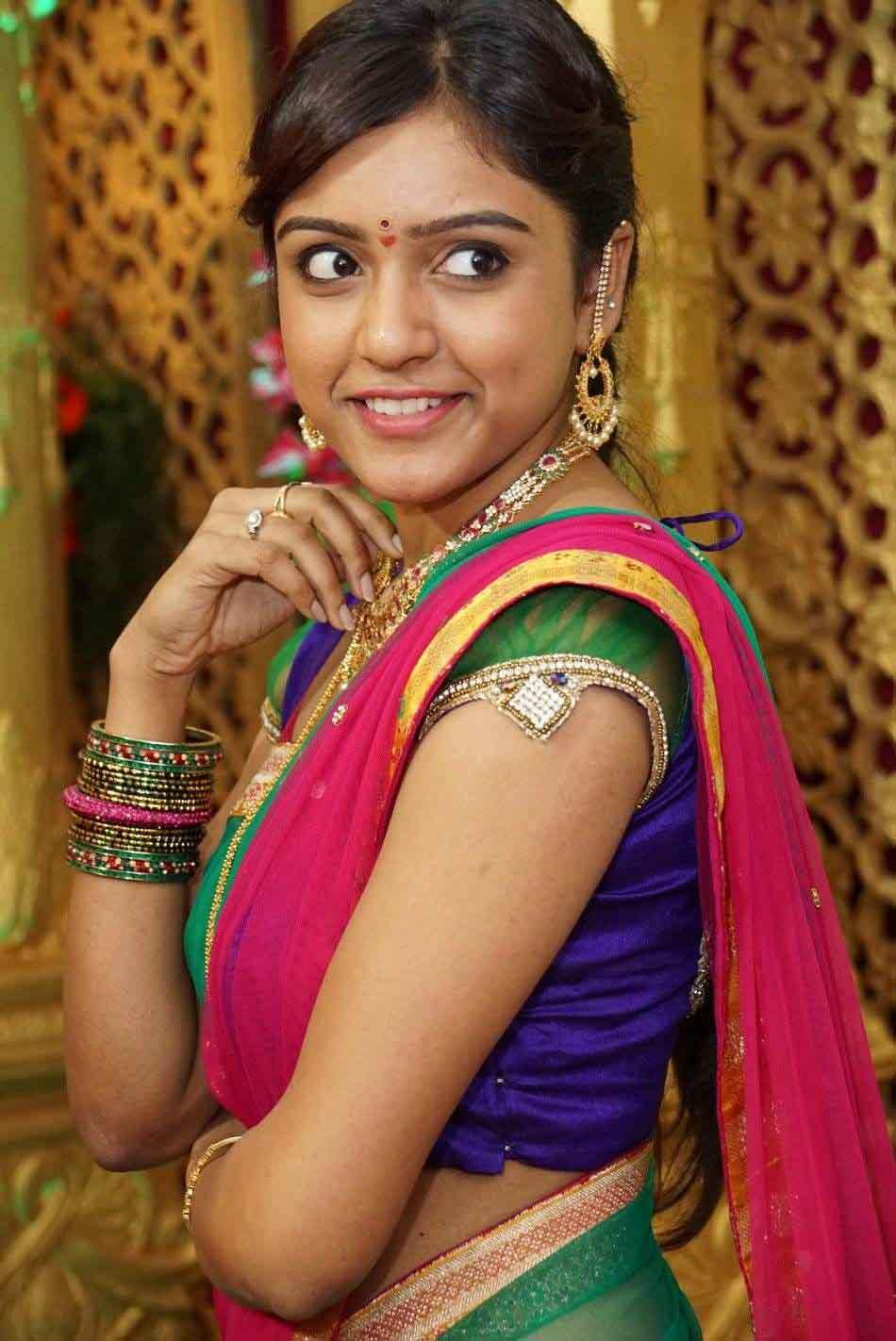 Vithika Sheru Half Saree Photos