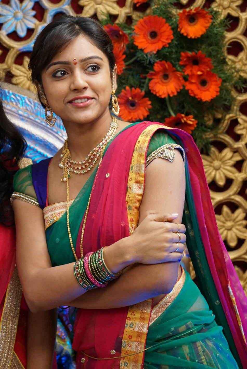 Vithika Sheru Half Saree Photos