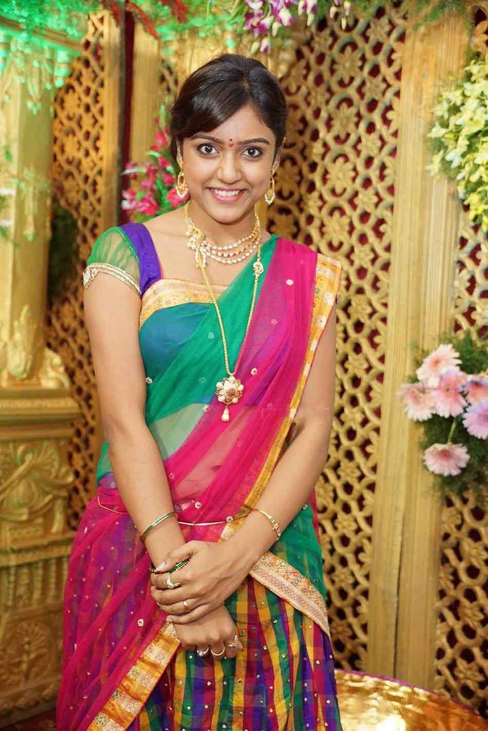 Vithika Sheru Half Saree Photos