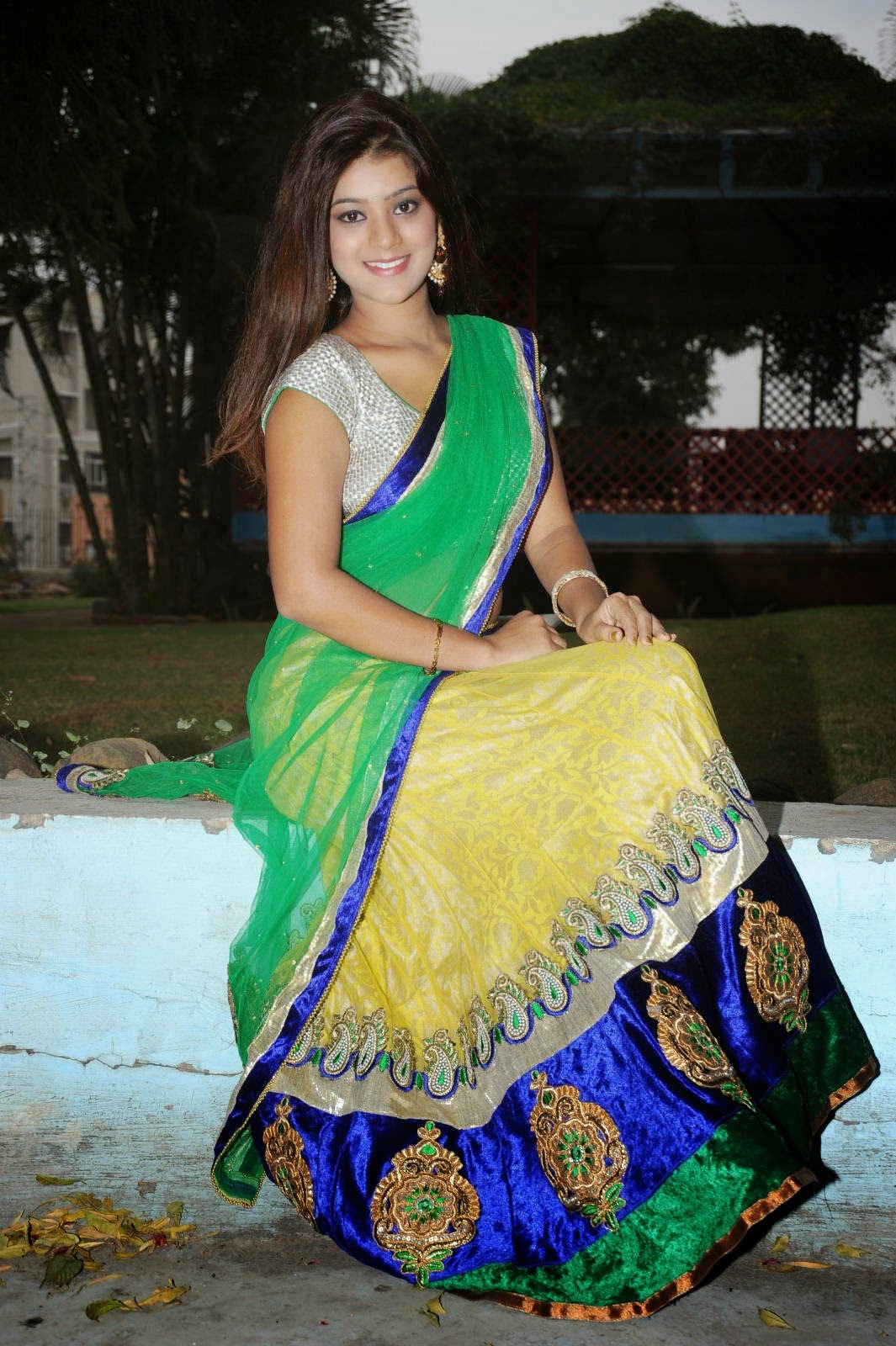 Yamini Bhaskar Latest Half Saree Stills