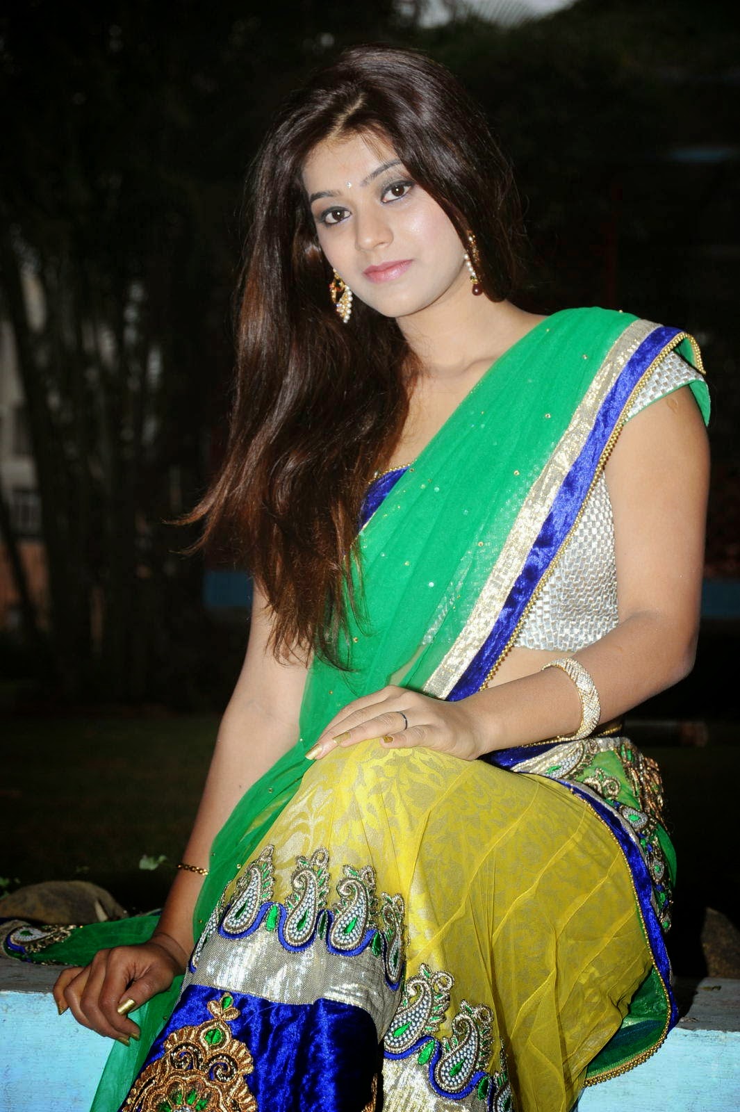 Yamini Bhaskar Latest Half Saree Stills