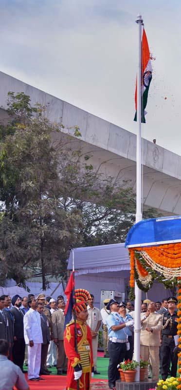 66th Republic Day Celebrations At Parade Grounds 2015