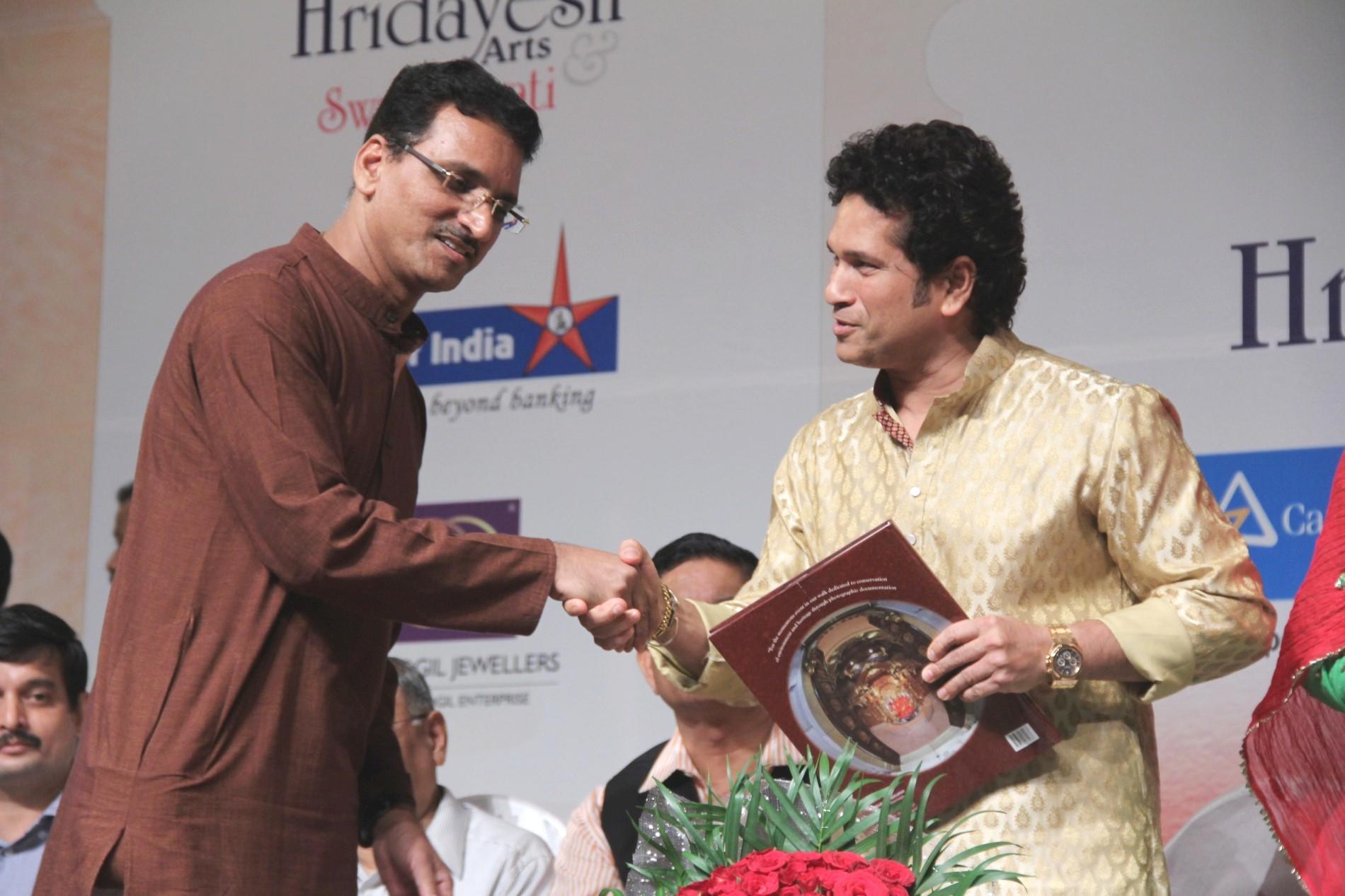 Sachin Tendulkar at 85th Birthday Celebrations of Lata Mangeshkar