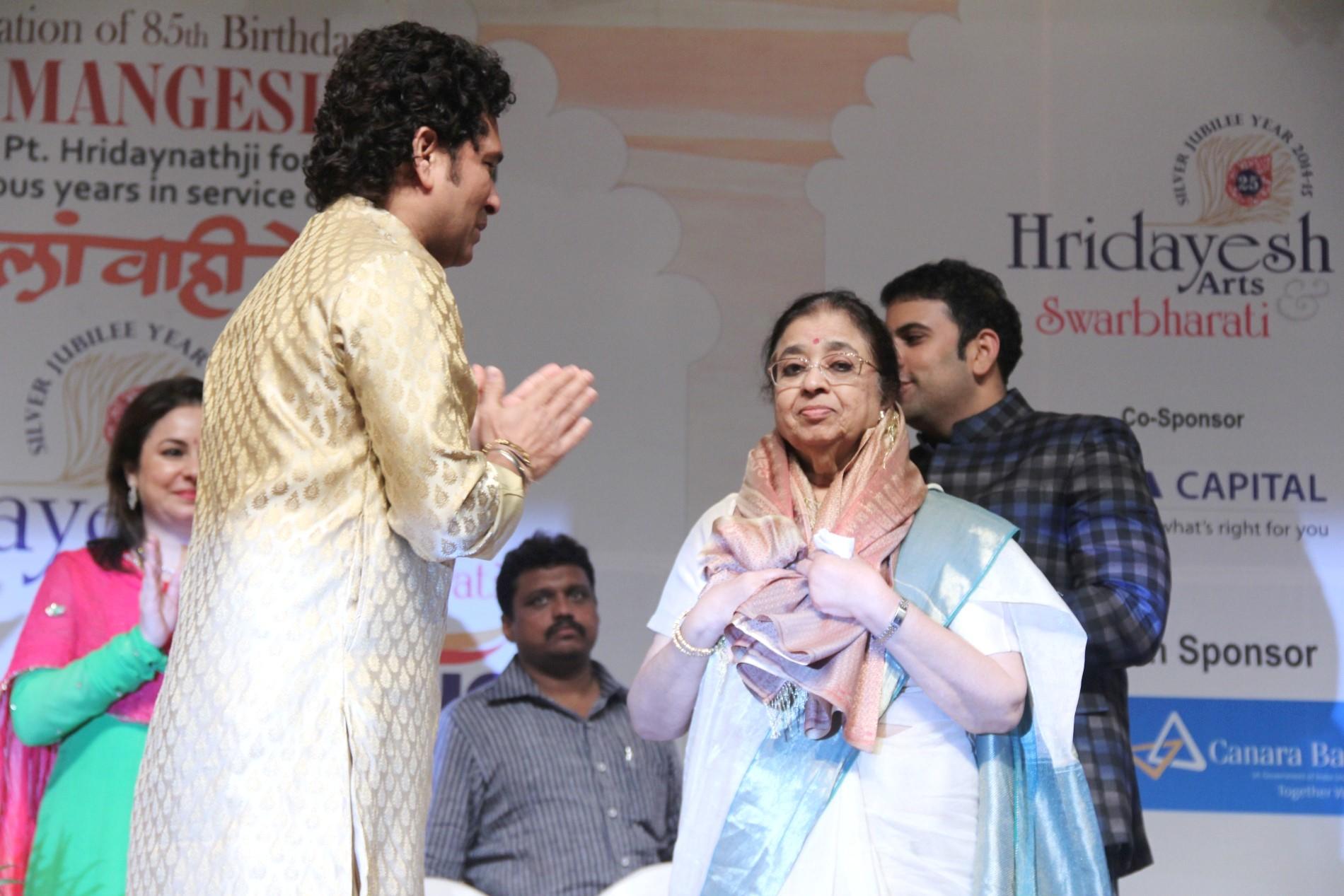 Sachin Tendulkar at 85th Birthday Celebrations of Lata Mangeshkar