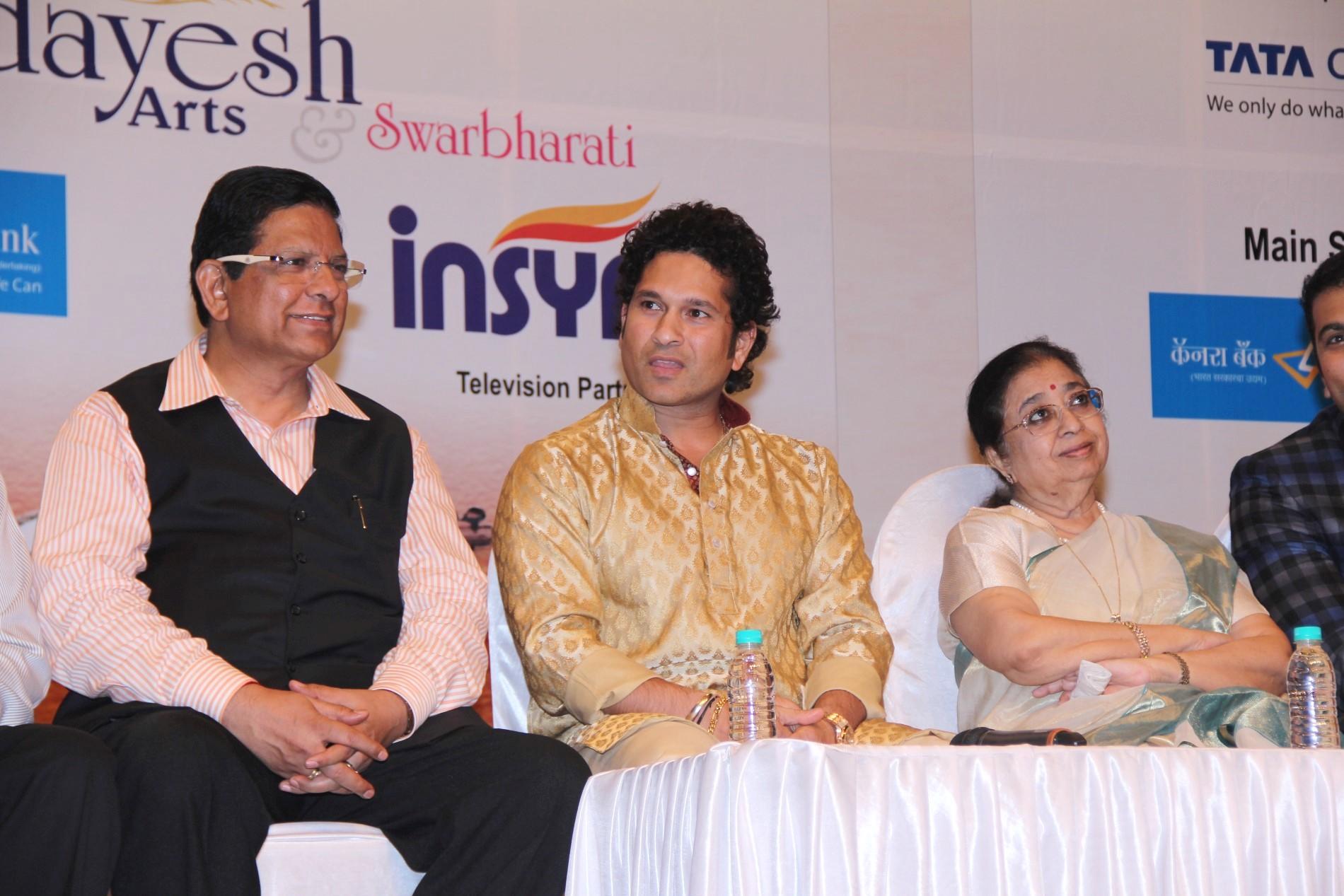 Sachin Tendulkar at 85th Birthday Celebrations of Lata Mangeshkar