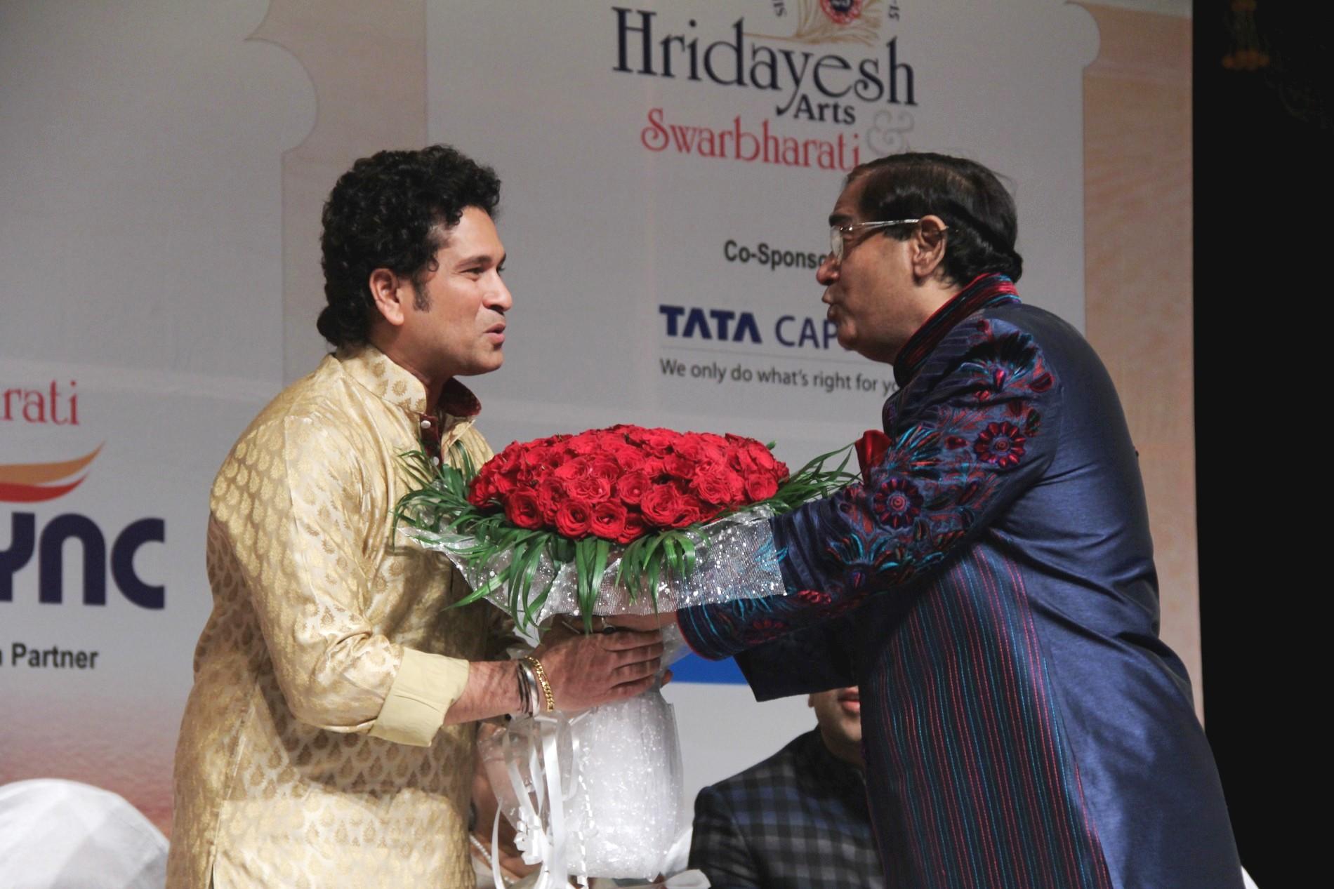 Sachin Tendulkar at 85th Birthday Celebrations of Lata Mangeshkar