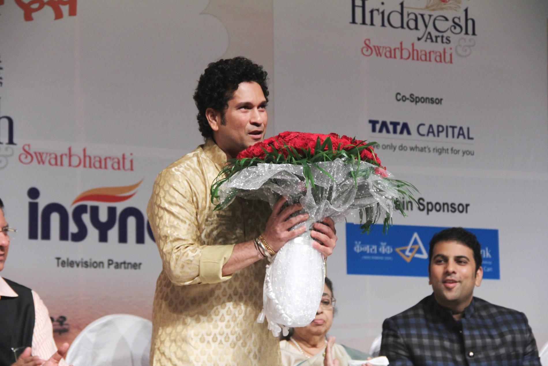 Sachin Tendulkar at 85th Birthday Celebrations of Lata Mangeshkar