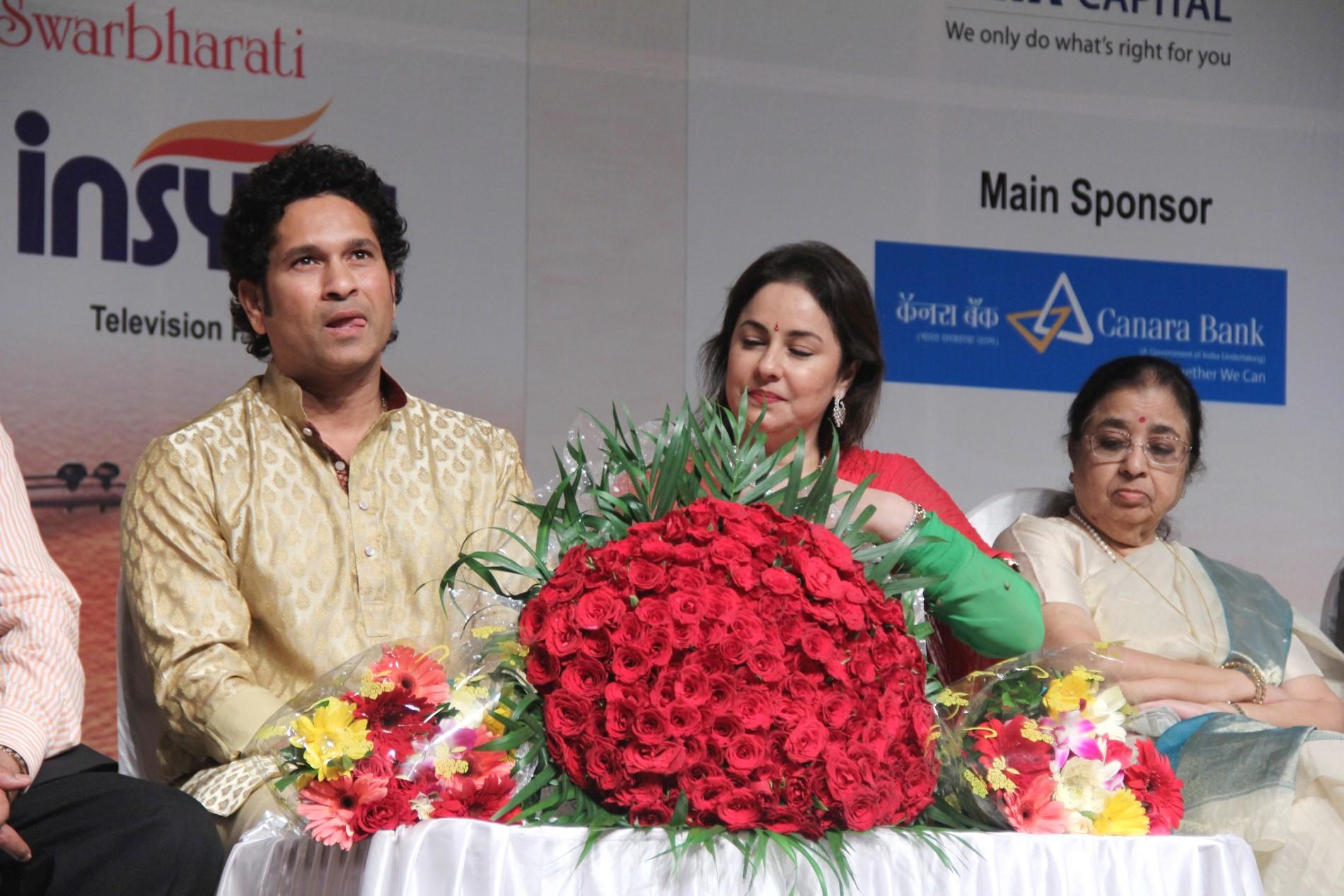 Sachin Tendulkar at 85th Birthday Celebrations of Lata Mangeshkar