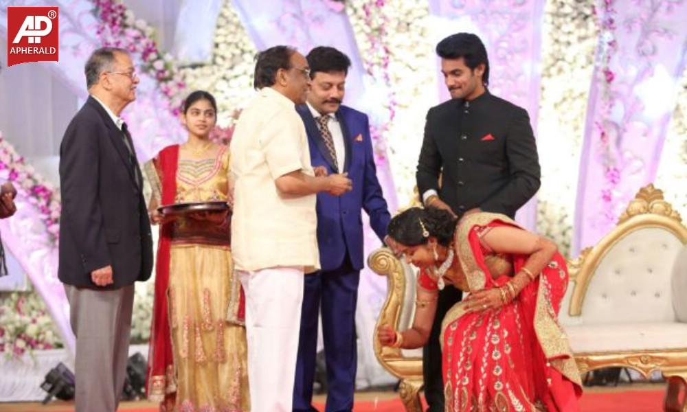 Aadi Wedding Reception Photos