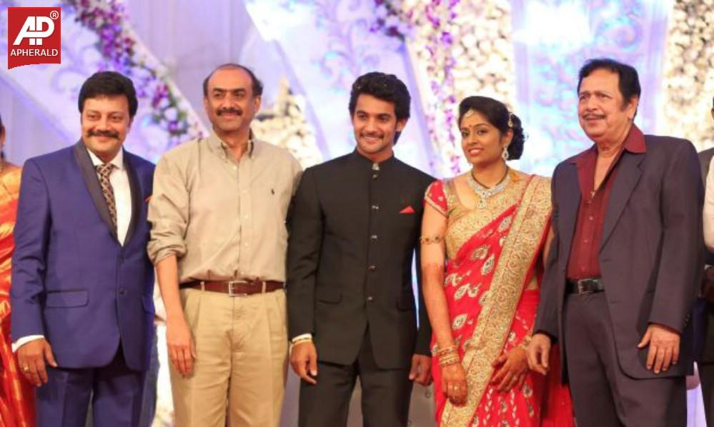 Aadi Wedding Reception Photos