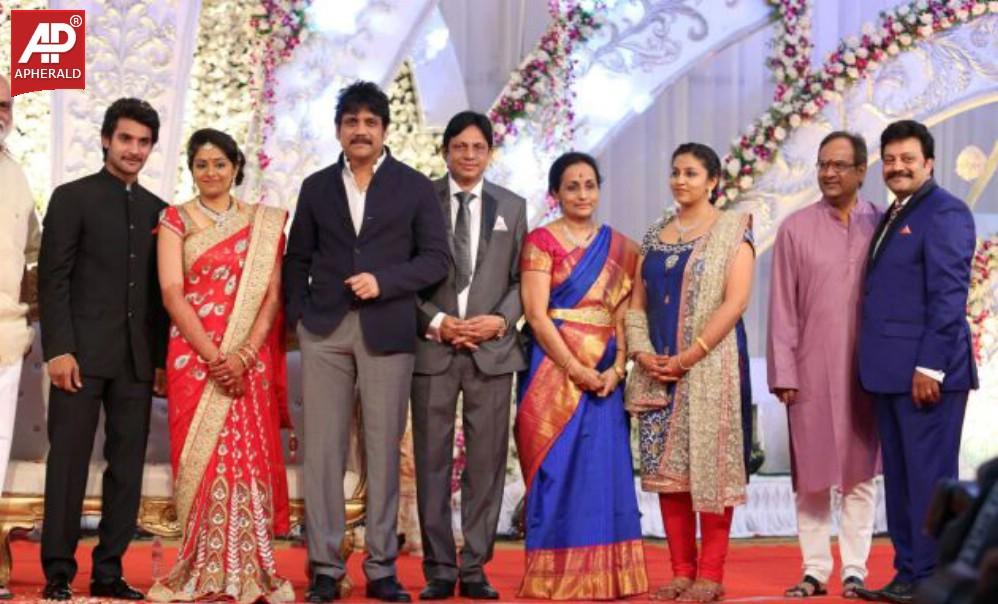 Aadi Wedding Reception Photos