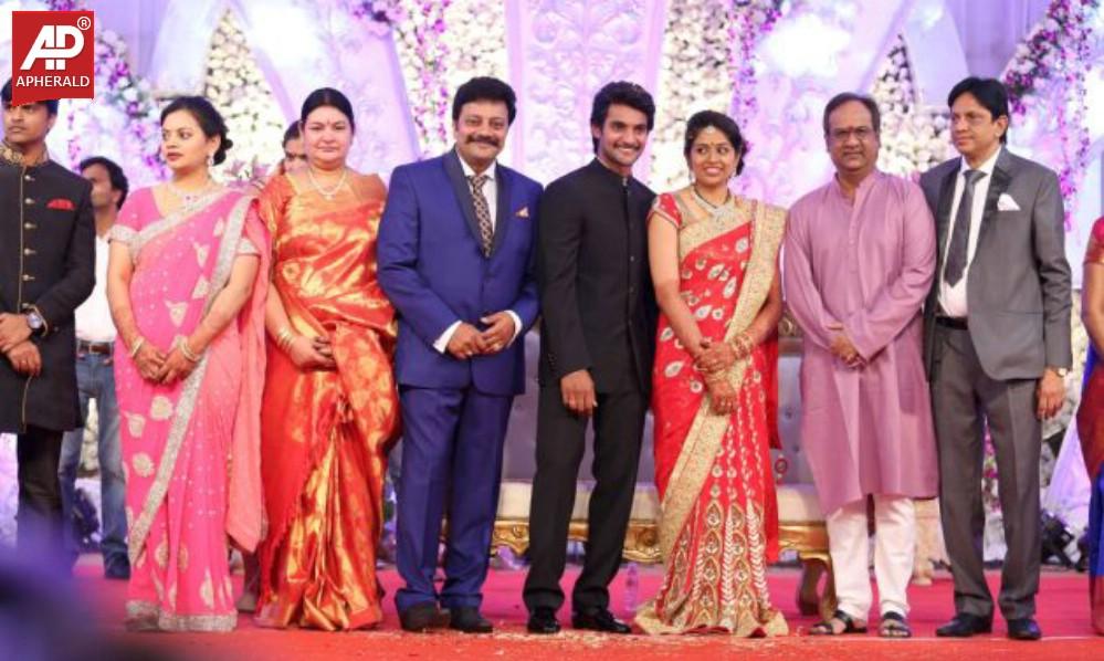 Aadi Wedding Reception Photos