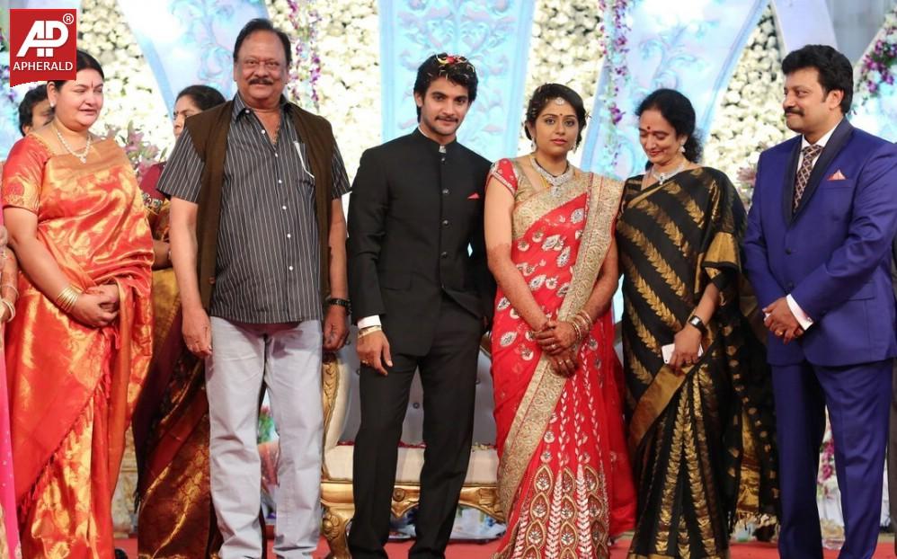 Aadi Wedding Reception Photos