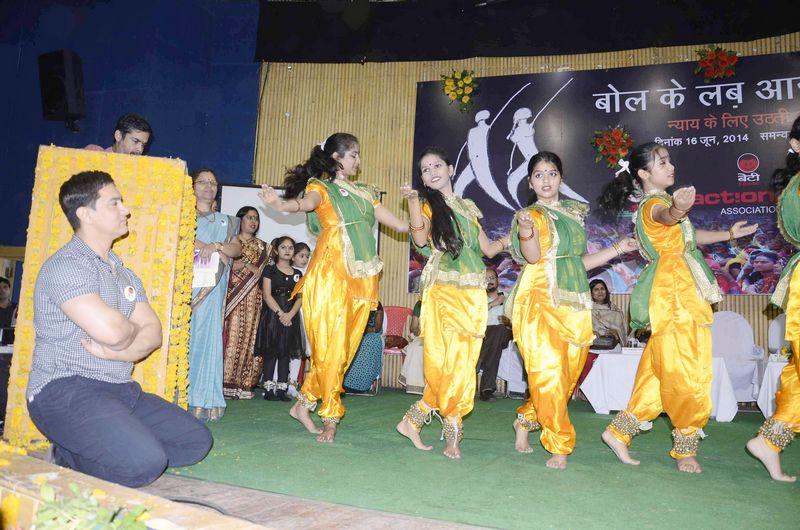 Aamir Khan At One Stop Crisis Centre Launch In Bhopal
