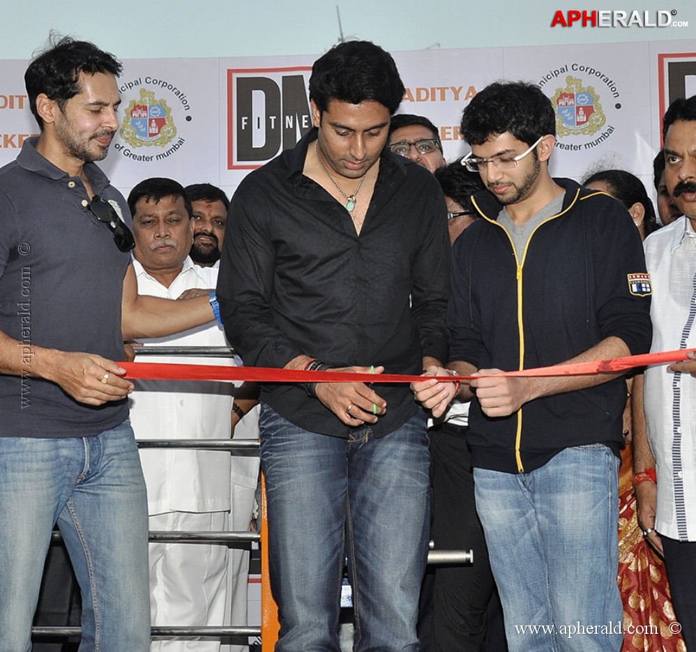 Abhishek Bachchan Launches DM Fitness