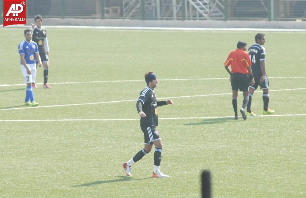 Abhishek Bachchan at the Celebrity Football