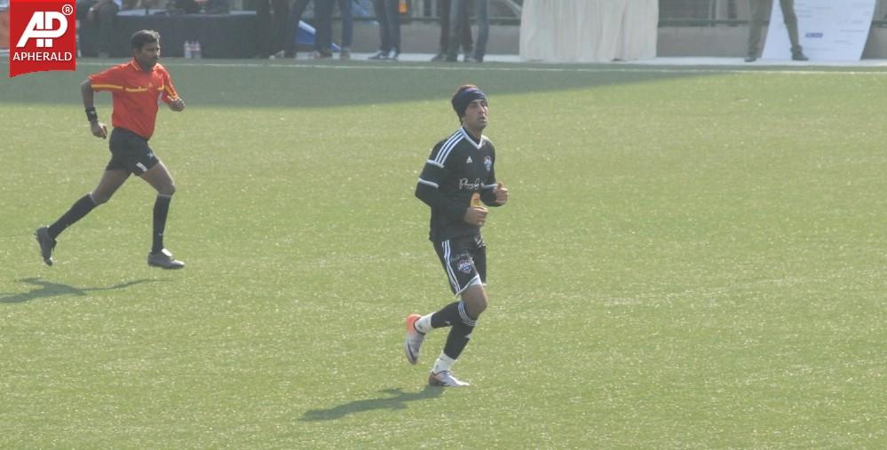 Abhishek Bachchan at the Celebrity Football