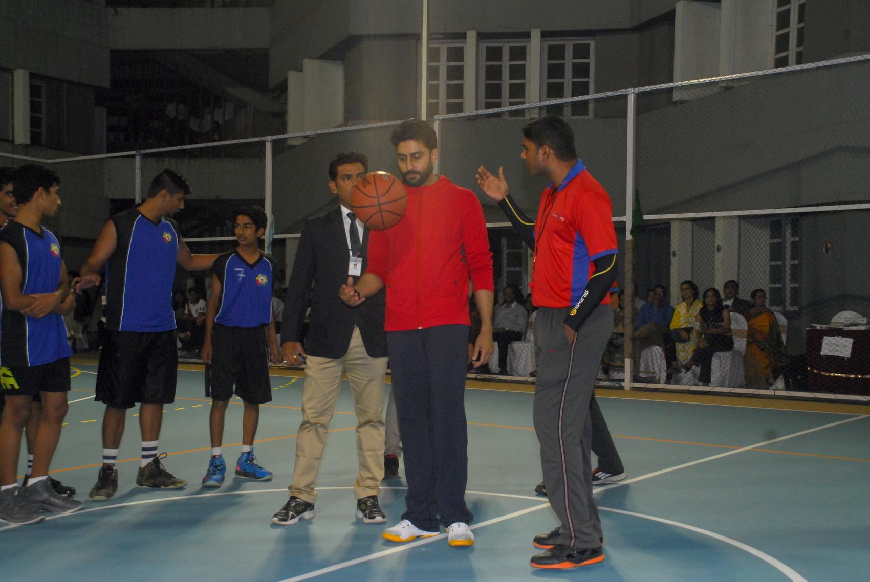 Abhishek Bachchan Launch Multi Sport of Jamnabai Narsee School