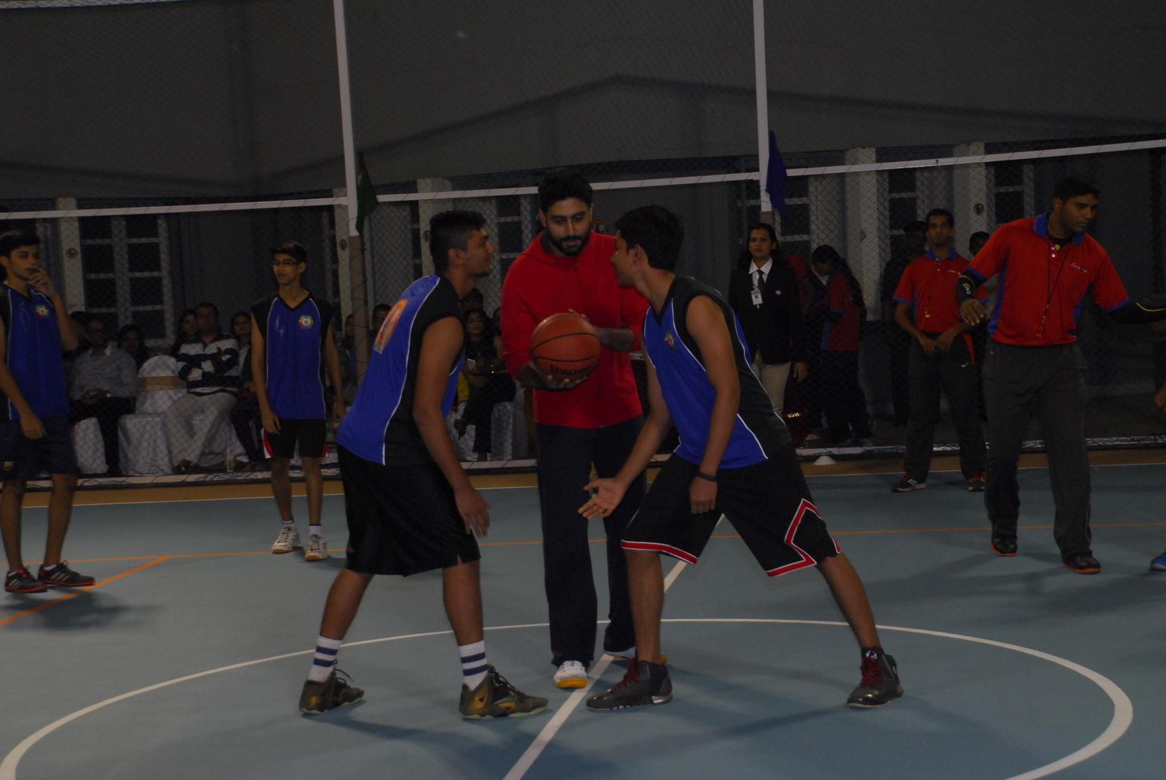 Abhishek Bachchan Launch Multi Sport of Jamnabai Narsee School