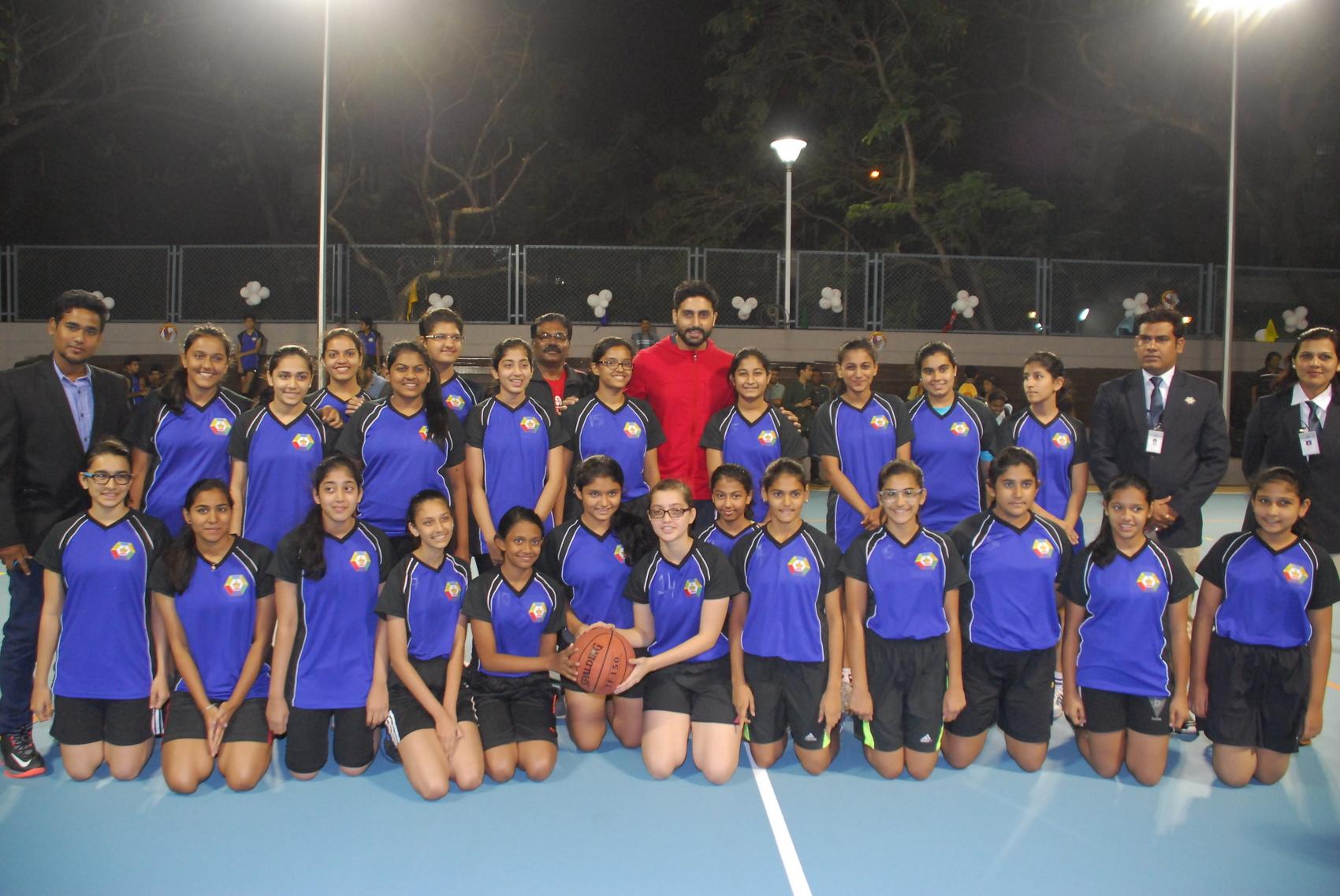 Abhishek Bachchan Launch Multi Sport of Jamnabai Narsee School