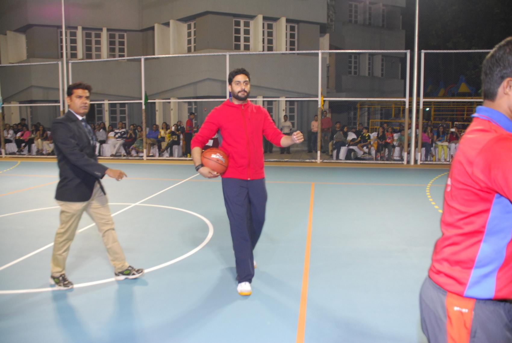 Abhishek Bachchan Launch Multi Sport of Jamnabai Narsee School