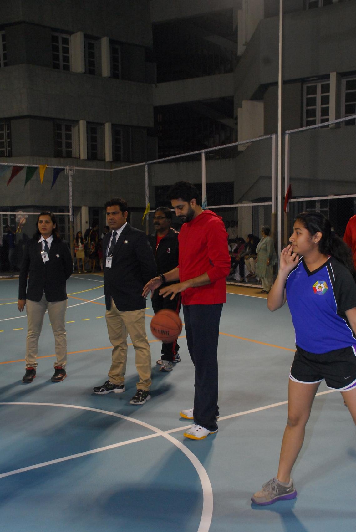 Abhishek Bachchan Launch Multi Sport of Jamnabai Narsee School