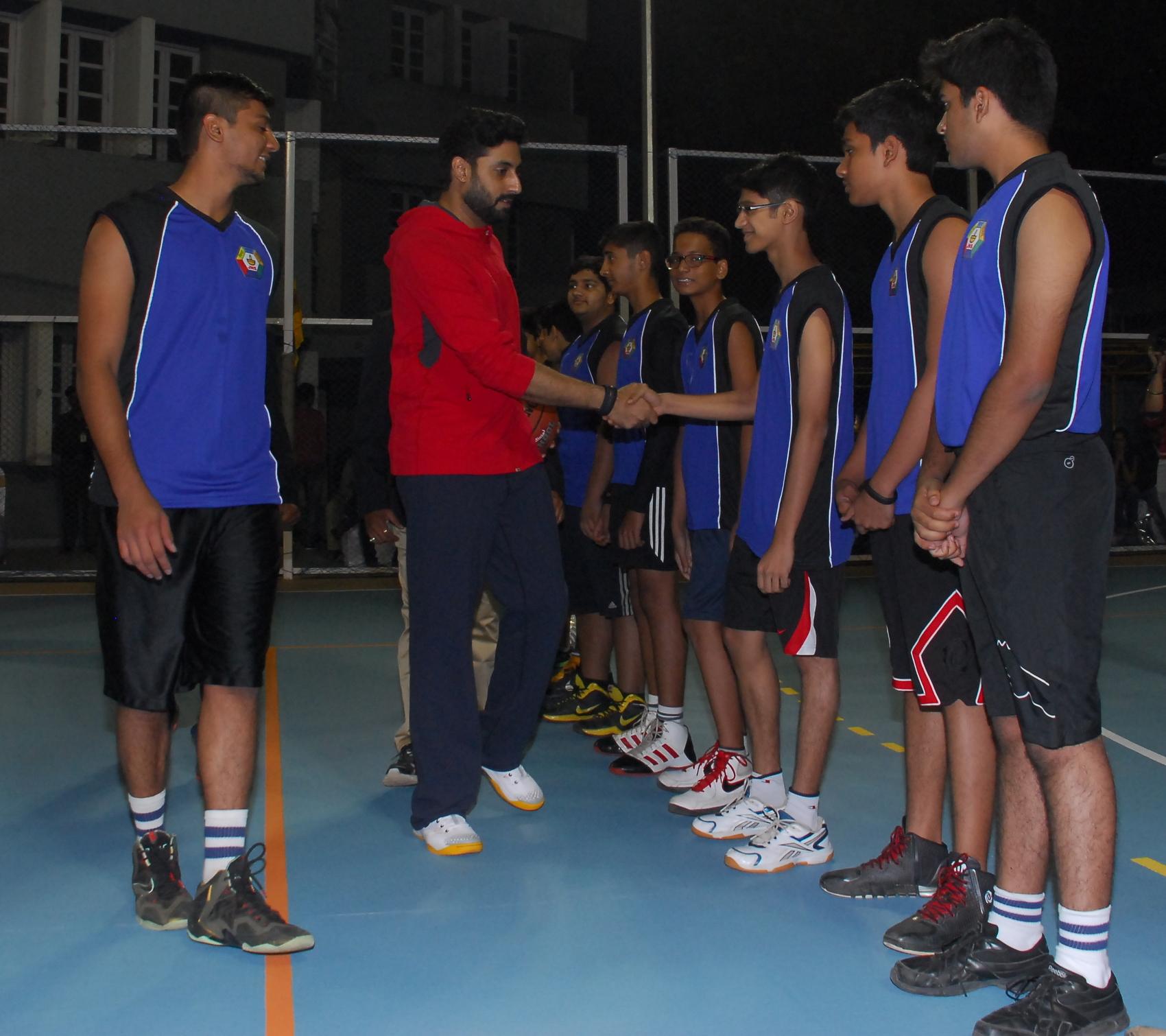 Abhishek Bachchan Launch Multi Sport of Jamnabai Narsee School