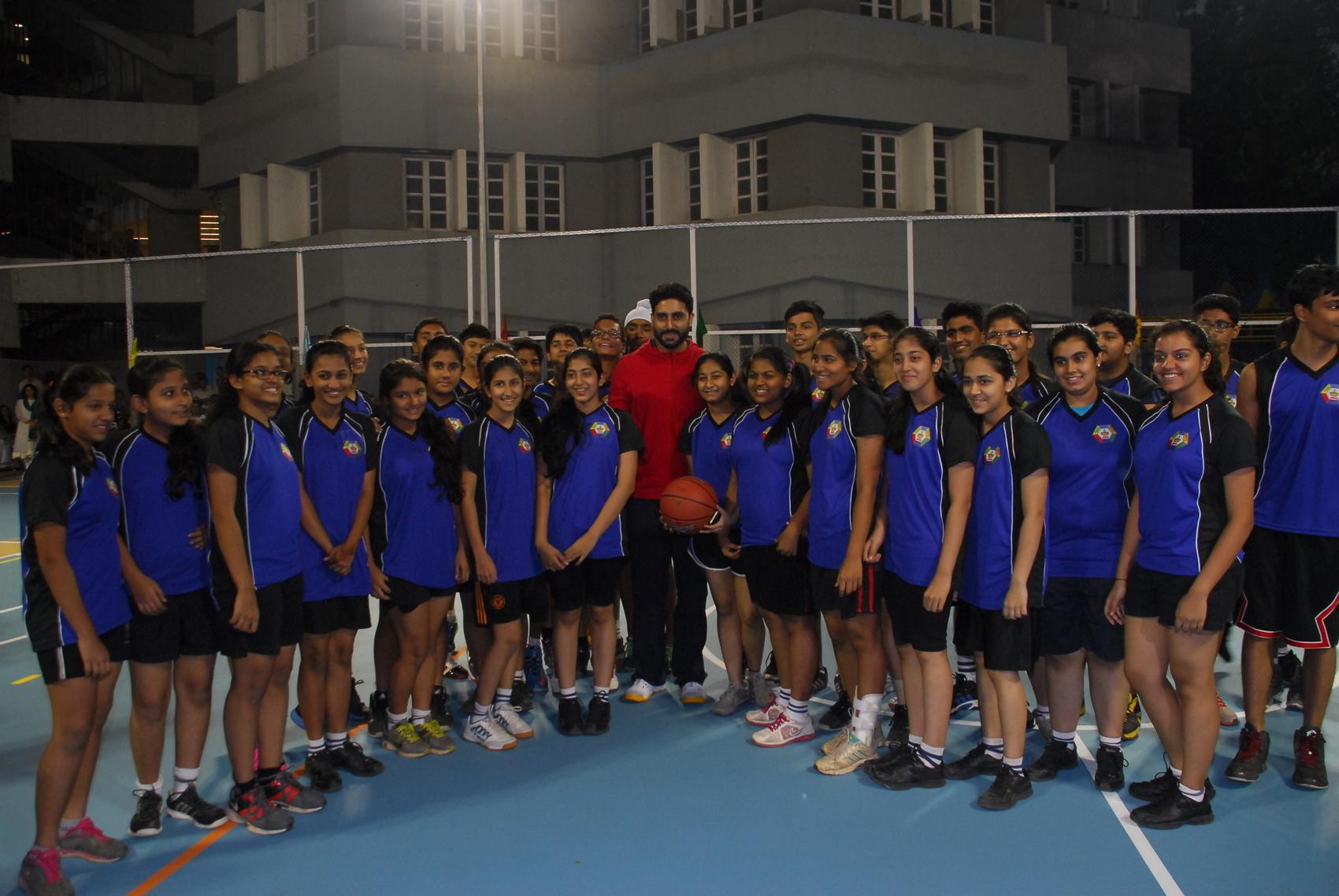 Abhishek Bachchan Launch Multi Sport of Jamnabai Narsee School