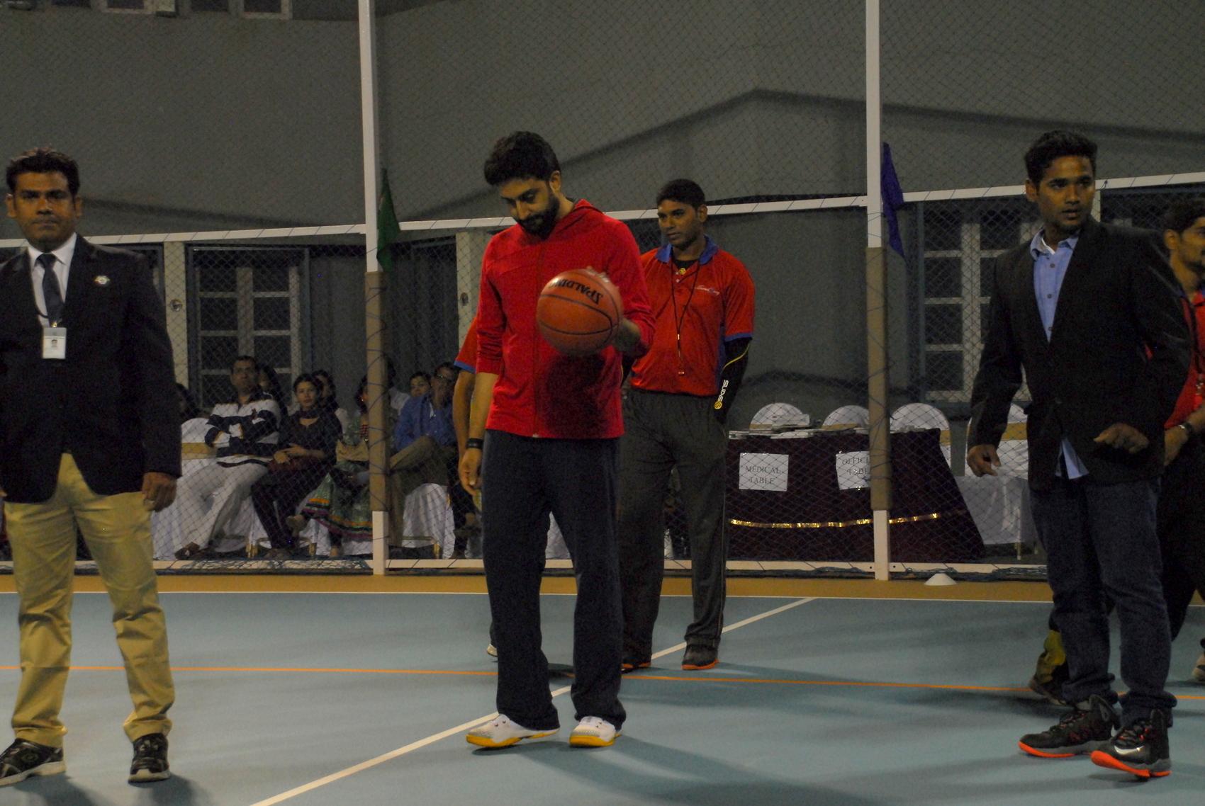 Abhishek Bachchan Launch Multi Sport of Jamnabai Narsee School